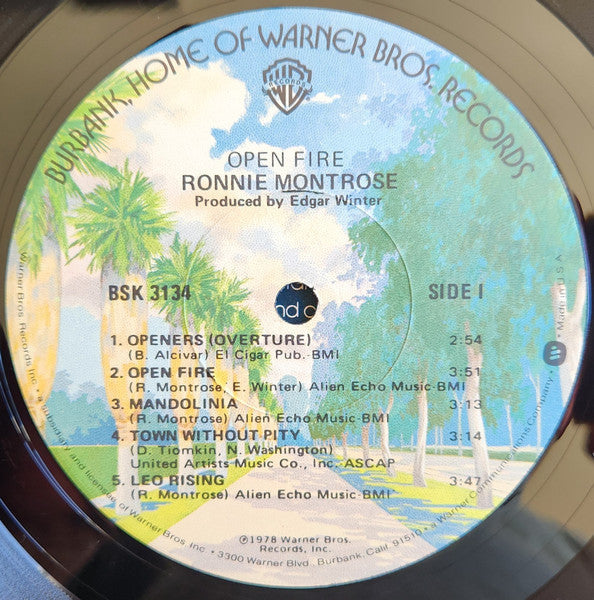 Ronnie Montrose - Open Fire - LP