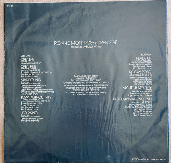 Ronnie Montrose - Open Fire - LP