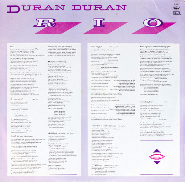 Duran Duran - Rio - LP