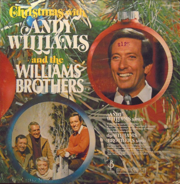 Andy Williams & The Williams Brothers  - Christmas With Andy Williams And The Williams Brothers - LP