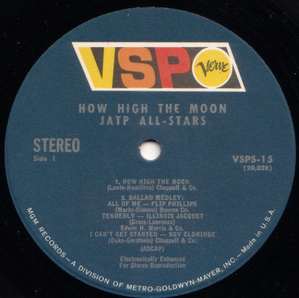 Jazz At The Philharmonic - How High The Moon