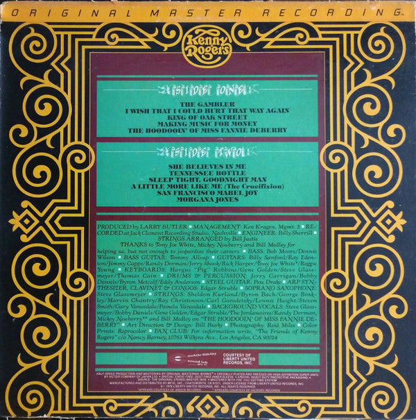 Kenny Rogers - The Gambler - LP