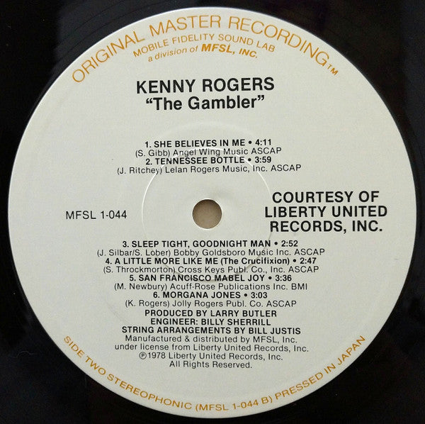 Kenny Rogers - The Gambler - LP