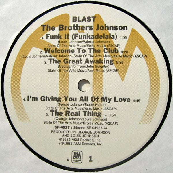 The Brothers Johnson* - Blast! - LP