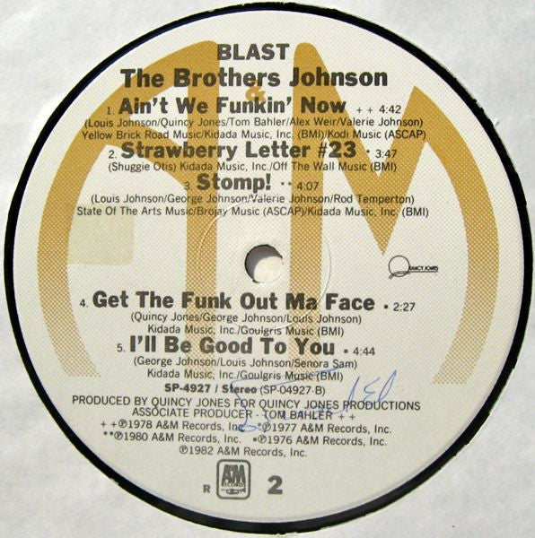 The Brothers Johnson* - Blast! - LP