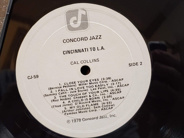 Cal Collins - Cincinnati To L.A. - LP