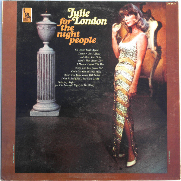 Julie London - For The Night People - LP