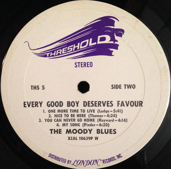 The Moody Blues - Every Good Boy Deserves Favour - LP