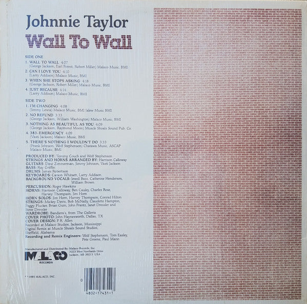 Johnnie Taylor - Wall To Wall - LP
