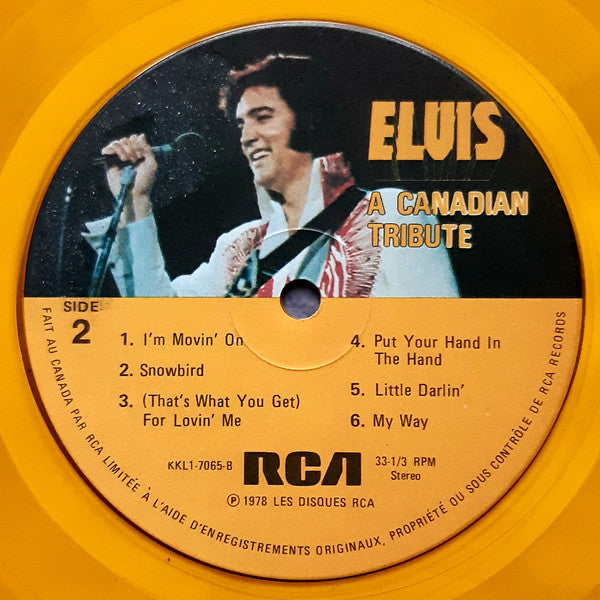 Elvis Presley - A Canadian Tribute - LP