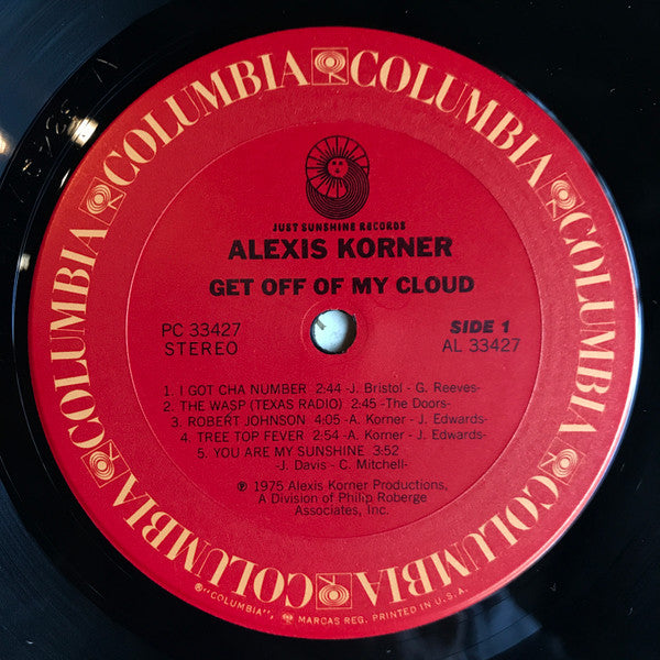 Alexis Korner - Get Off Of My Cloud - LP