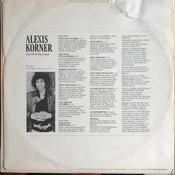 Alexis Korner - Get Off Of My Cloud - LP