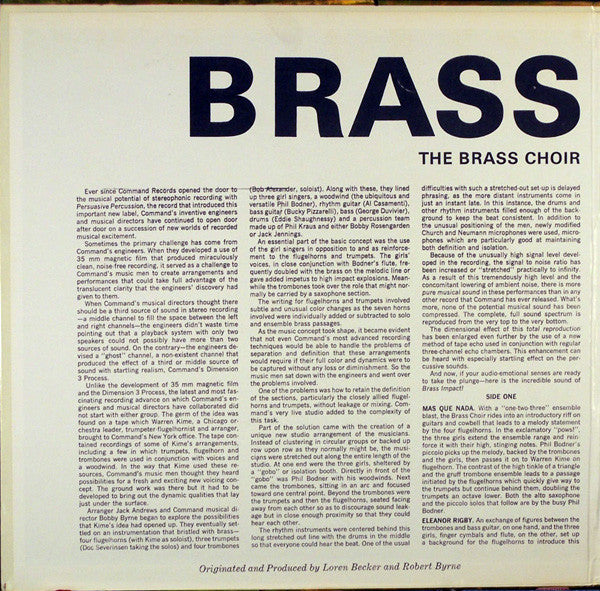 The Brass Choir Conducted By Warren Kime - Brass Impact - LP