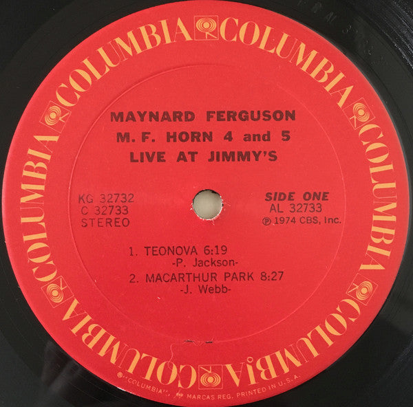 Maynard Ferguson - M.F. Horn 4&5: Live At Jimmy's - LP