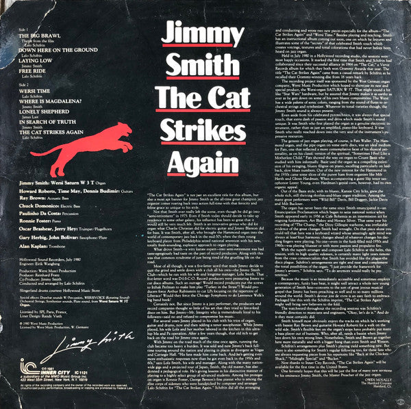 Jimmy Smith - The Cat Strikes Again - LP