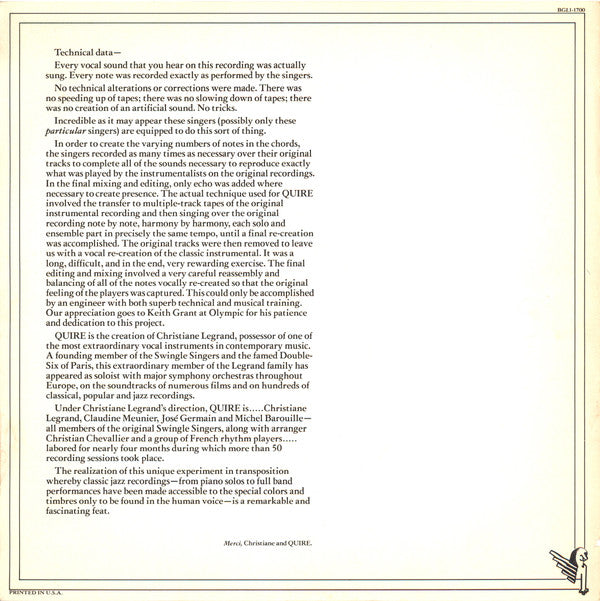 Quire  - Quire - LP