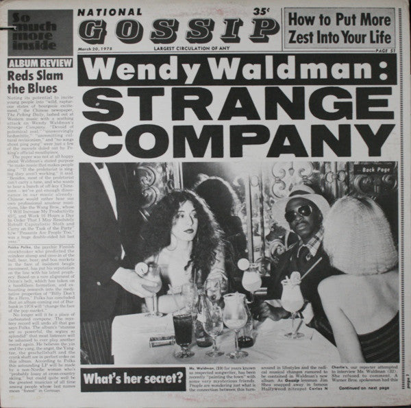 Wendy Waldman - Strange Company - LP