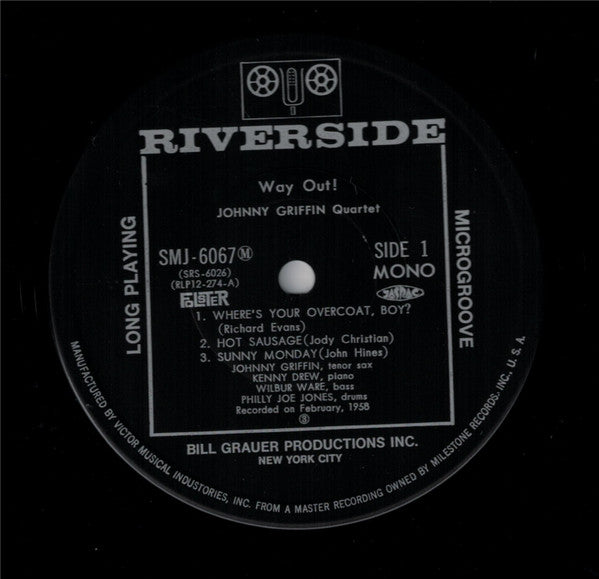 Johnny Griffin Quartet* - Way Out! - LP