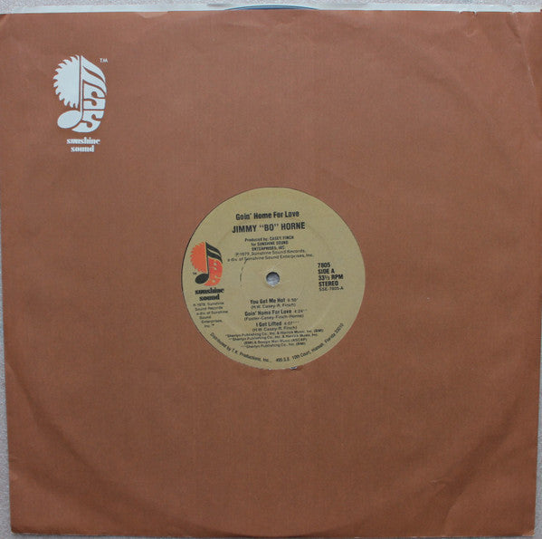 Jimmy "Bo" Horne - Goin' Home For Love - LP