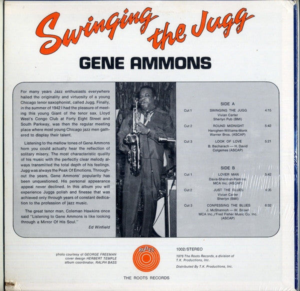 Gene Ammons - Swinging The Jugg - LP
