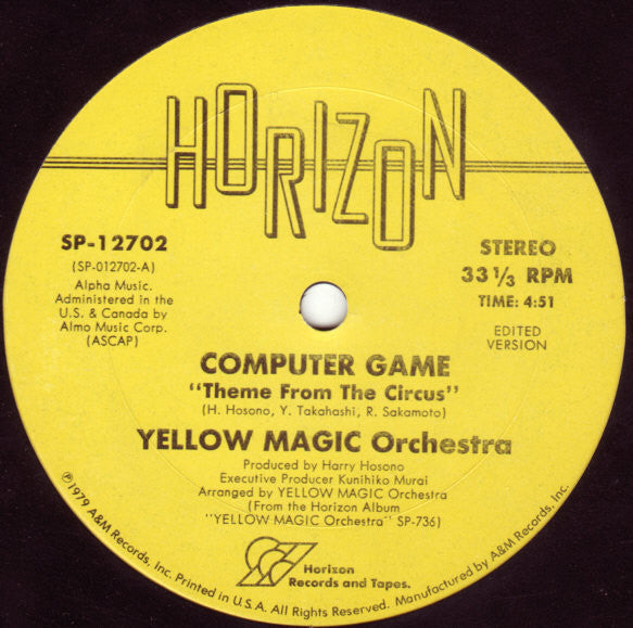 Yellow Magic Orchestra - Computer Game - LP