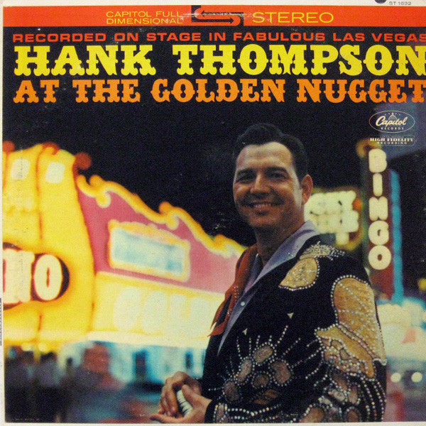 Hank Thompson With The Brazos Valley Boys* - Hank Thompson At The Golden Nugget - LP