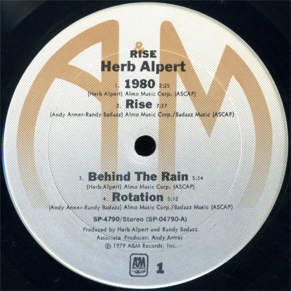 Herb Alpert - Rise - LP