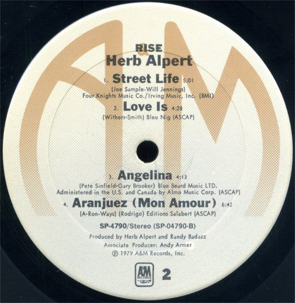Herb Alpert - Rise - LP