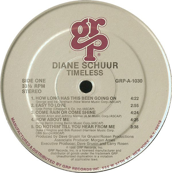 Diane Schuur - Timeless - LP