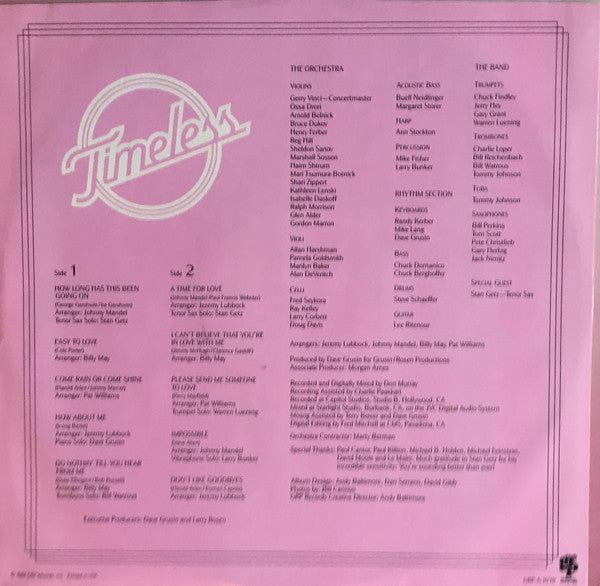 Diane Schuur - Timeless - LP