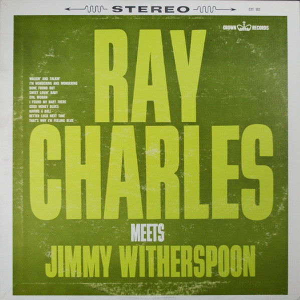 Ray Charles Meets Jimmy Witherspoon - Ray Charles Meets Jimmy Witherspoon - LP