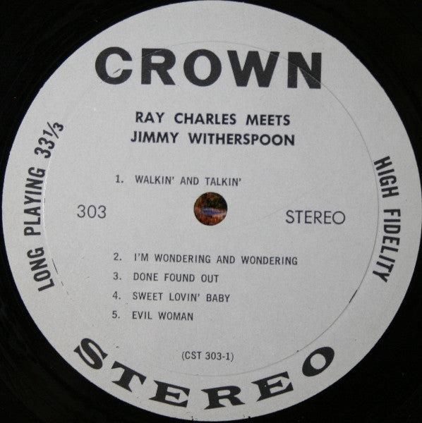 Ray Charles Meets Jimmy Witherspoon - Ray Charles Meets Jimmy Witherspoon - LP