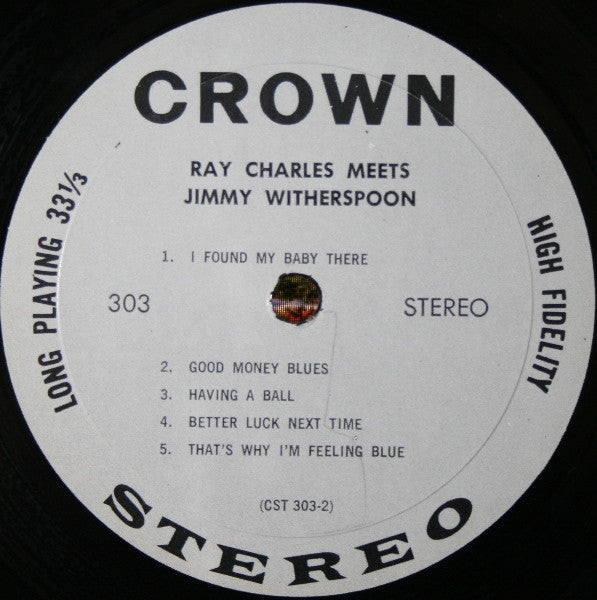 Ray Charles Meets Jimmy Witherspoon - Ray Charles Meets Jimmy Witherspoon - LP