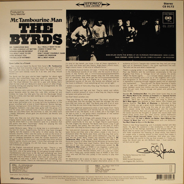 The Byrds - Mr. Tambourine Man - LP