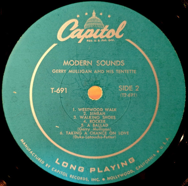 Gene Norman Presents Gerry Mulligan And His Tentette*, Shorty Rogers And His Giants - Modern Sounds - LP