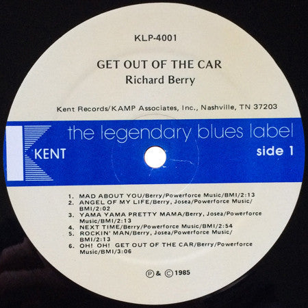 Richard Berry - Get Out Of The Car - LP
