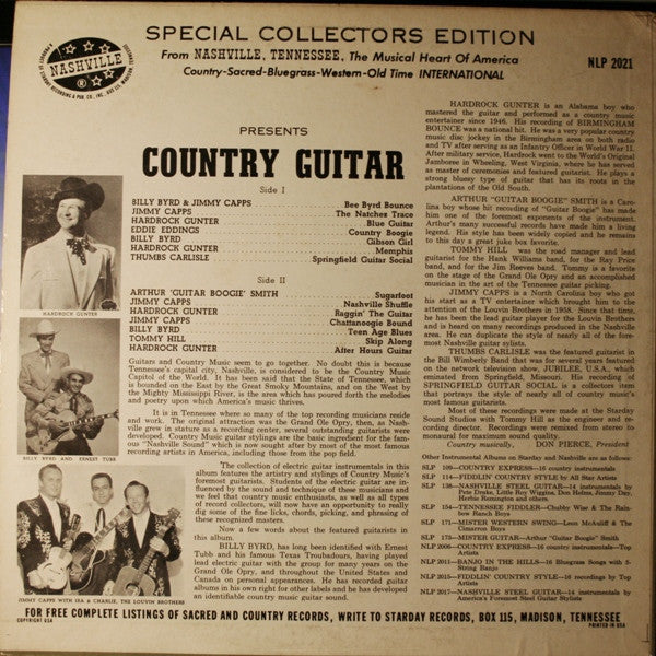 Various - Country Guitar - LP