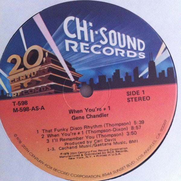 Gene Chandler - When You're # 1 - LP