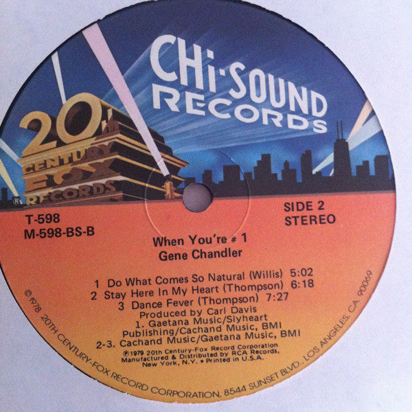 Gene Chandler - When You're # 1 - LP
