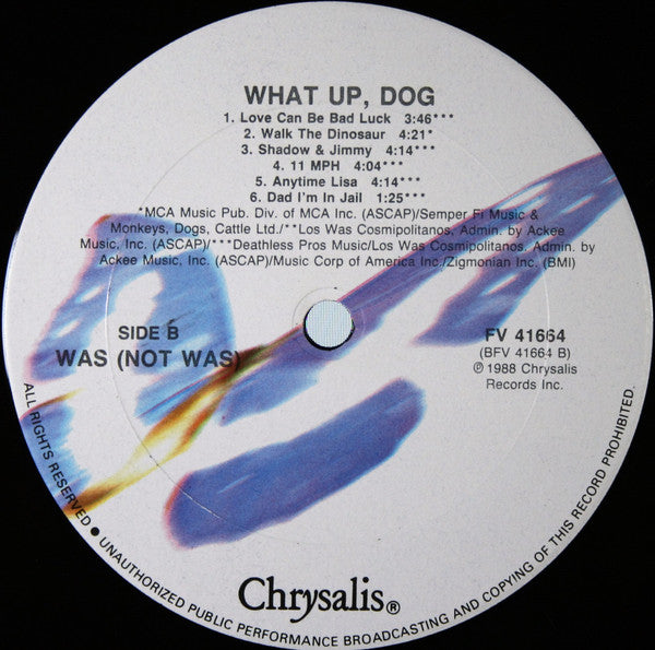 Was (Not Was) - What Up, Dog? - LP
