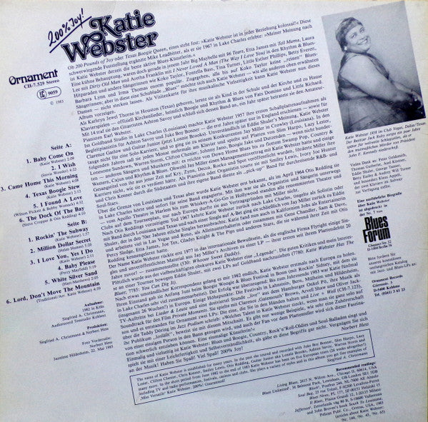Katie Webster - 200% Joy! - LP