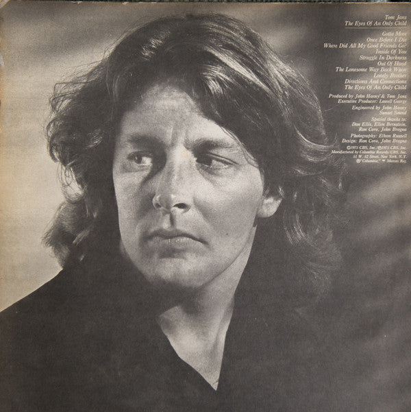 Tom Jans - The Eyes Of An Only Child - LP