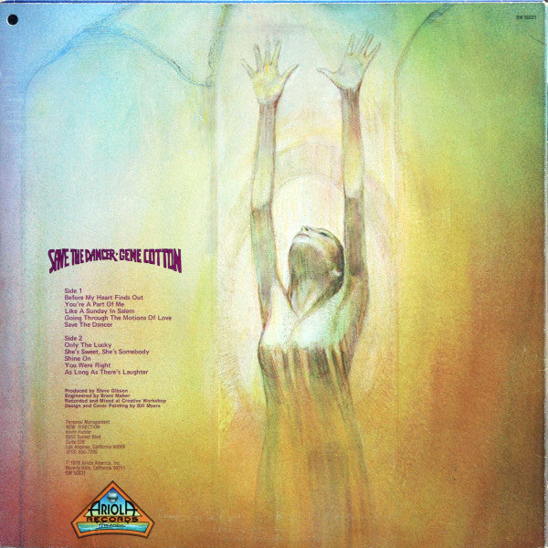 Gene Cotton - Save The Dancer - LP