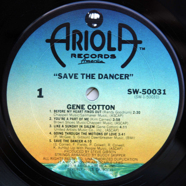 Gene Cotton - Save The Dancer - LP