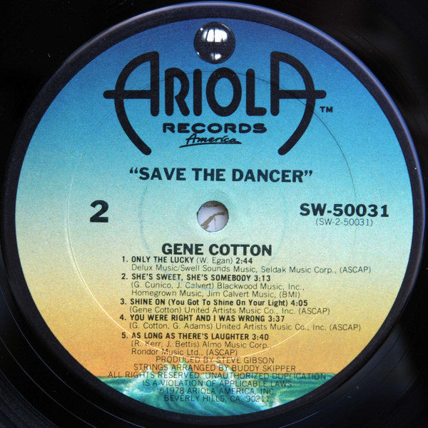 Gene Cotton - Save The Dancer - LP