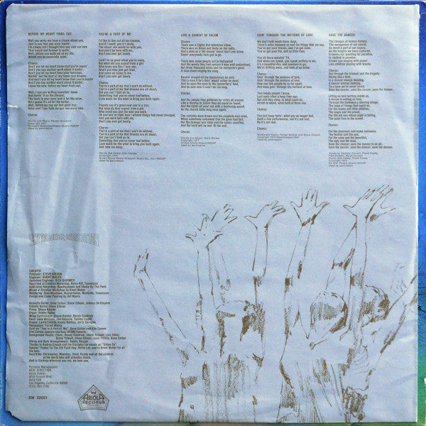 Gene Cotton - Save The Dancer - LP