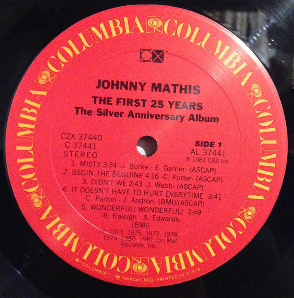 Johnny Mathis - The First 25 Years The Silver Anniversary Album