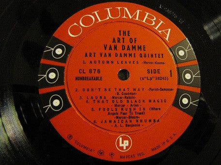 The Art Van Damme Quintet - The Art Of Van Damme - LP