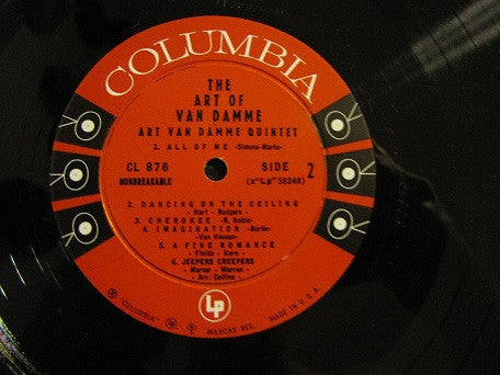 The Art Van Damme Quintet - The Art Of Van Damme - LP