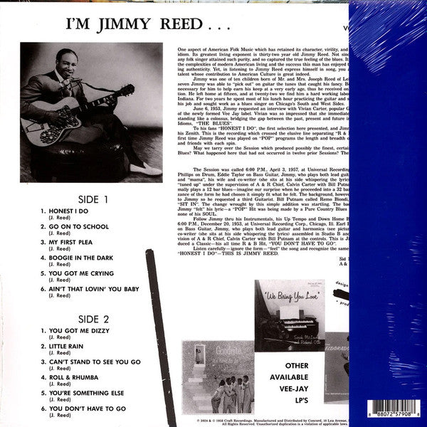Jimmy Reed - I'm Jimmy Reed - LP